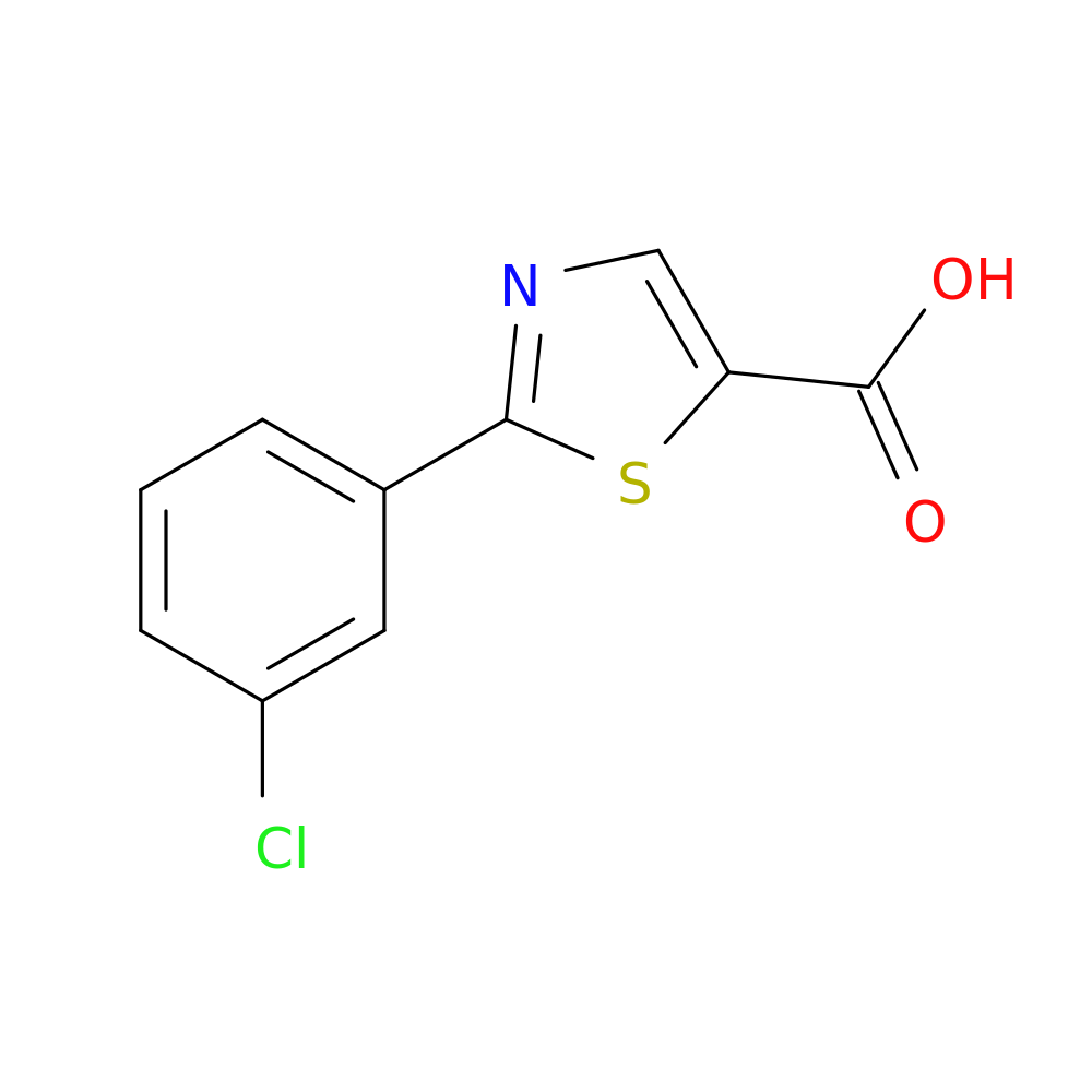 2-(3-chlorophenyl)-1,3-thiazole-5-carboxylic acid