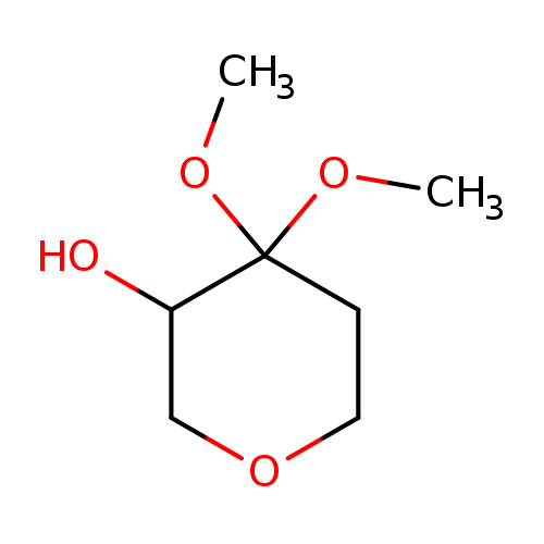 4,4-dimethoxytetrahydro-2H-pyran-3-ol