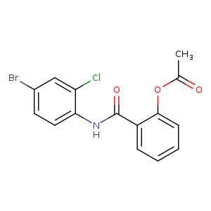 Benzamide, 2-(acetyloxy)-N-(4-bromo-2-chlorophenyl)-