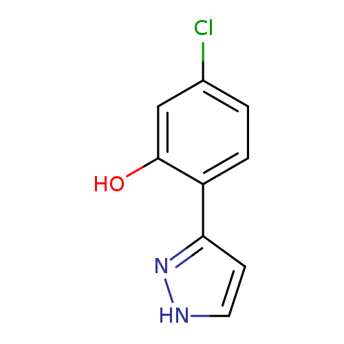 Phenol, 5-chloro-2-(1H-pyrazol-3-yl)-