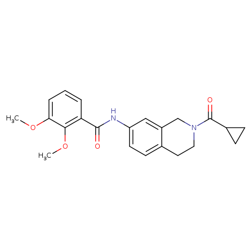 N-(2-cyclopropanecarbonyl-1,2,3,4-tetrahydroisoquinolin-7-yl)-2,3-dimethoxybenzamide