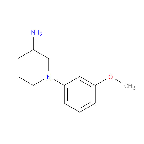 1-(3-methoxyphenyl)piperidin-3-amine