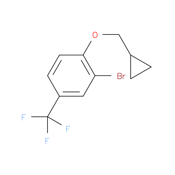 2-Bromo-1-cyclopropylmethoxy-4-trifluoromethyl-benzene