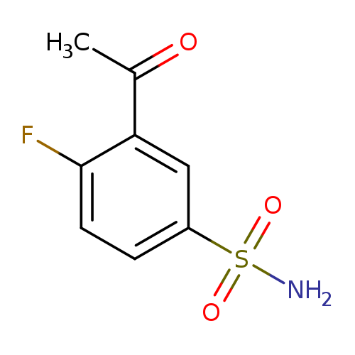 3-acetyl-4-fluorobenzene-1-sulfonamide