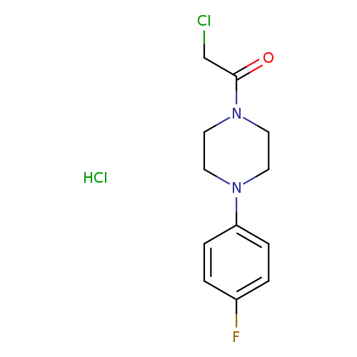 2-chloro-1-[4-(4-fluorophenyl)piperazin-1-yl]ethan-1-one hydrochloride