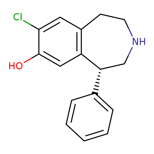 1H-3-Benzazepin-7-ol,8-chloro-2,3,4,5-tetrahydro-5-phenyl-, (5R)-