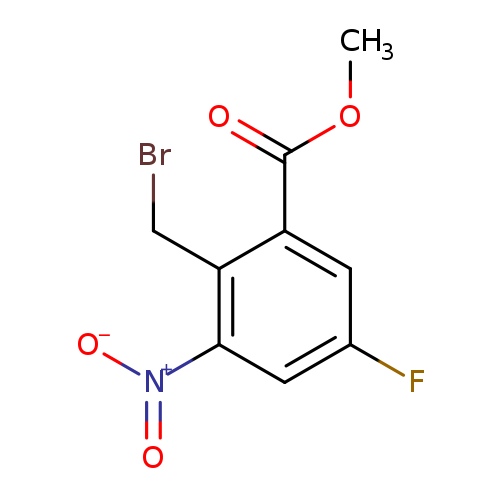 Benzoic acid,2-(bromomethyl)-5-fluoro-3-nitro-, methyl ester