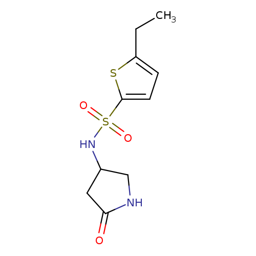 5-ethyl-N-(5-oxopyrrolidin-3-yl)thiophene-2-sulfonamide