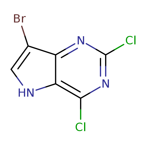 5H-Pyrrolo[3,2-d]pyrimidine, 7-bromo-2,4-dichloro-