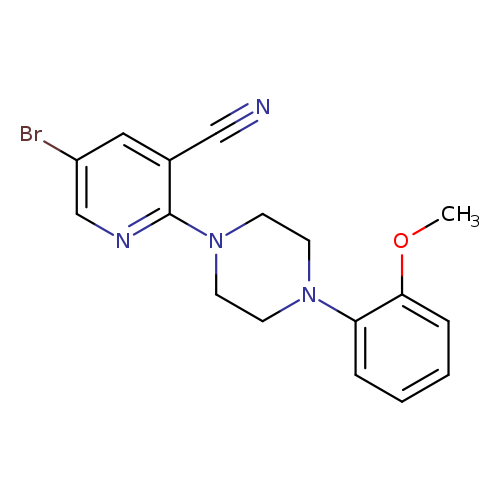 5-bromo-2-[4-(2-methoxyphenyl)piperazin-1-yl]pyridine-3-carbonitrile