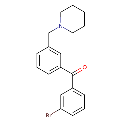 3-Bromo-3'-piperidinomethyl benzophenone