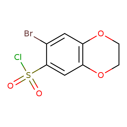 7-Bromo-2,3-dihydro-1,4-benzodioxine-6-sulfonyl chloride