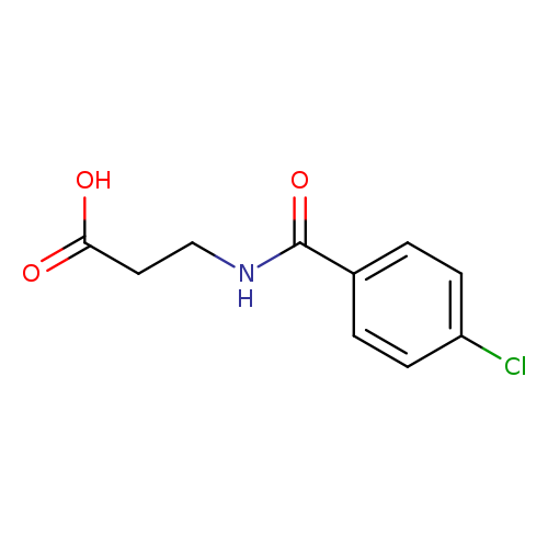 3-[(4-chlorophenyl)formamido]propanoic acid