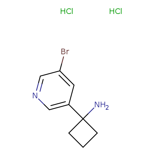 1-(5-bromopyridin-3-yl)cyclobutan-1-amine dihydrochloride