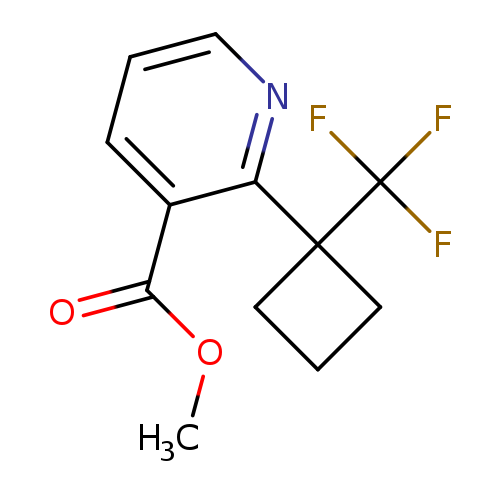 methyl2-[1-(trifluoromethyl)cyclobutyl]pyridine-3-carboxylate