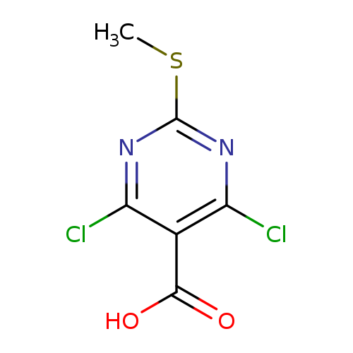 4,6-Dichloro-2-(methylthio)pyrimidine-5-carboxylic Acid