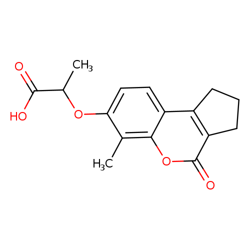 2-[(6-Methyl-4-oxo-1,2,3,4-tetrahydrocyclopenta[c]chromen-7-yl)oxy]propanoic acid