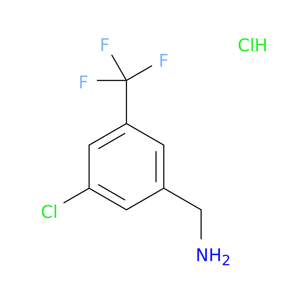 [3-chloro-5-(trifluoromethyl)phenyl]methanamine hydrochloride