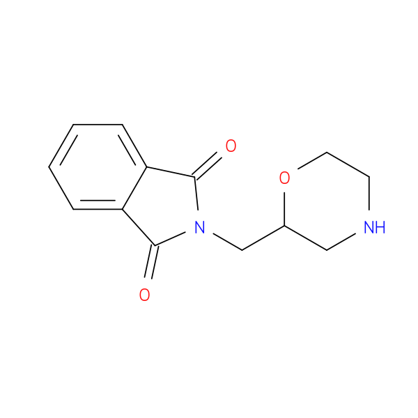 2-(1,4-Oxazinan-2-ylmethyl)-1h-isoindole-1,3(2h)-dione