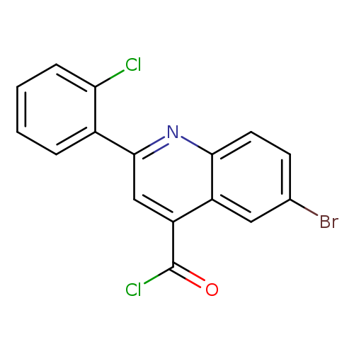 6-Bromo-2-(2-chlorophenyl)quinoline-4-carbonyl chloride