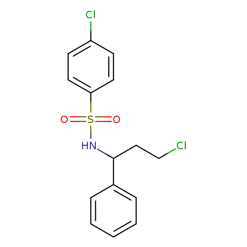 4-chloro-N-(3-chloro-1-phenylpropyl)benzene-1-sulfonamide