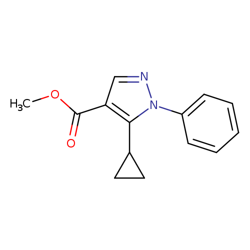 Methyl 5-cyclopropyl-1-phenylpyrazole-4-carboxylate