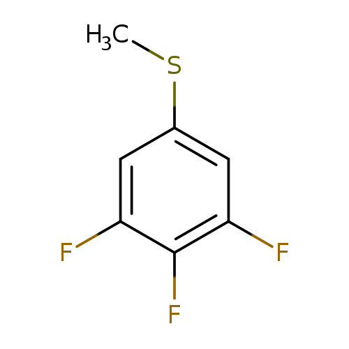 1,2,3-trifluoro-5-(methylsulfanyl)benzene