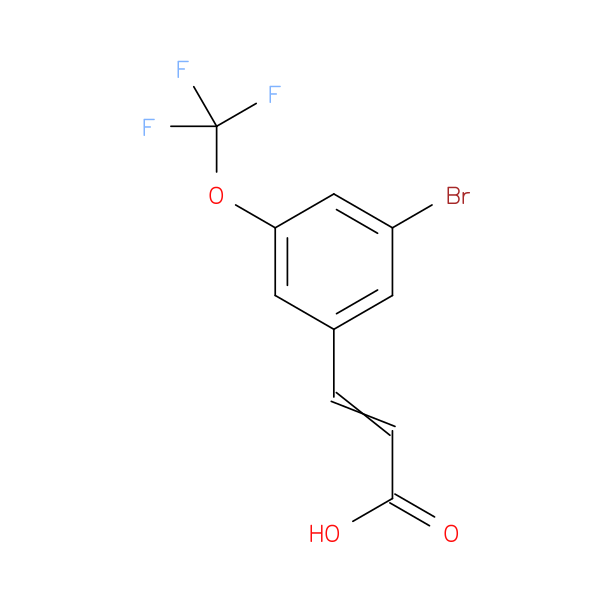 3-(3-Bromo-5-(trifluoromethoxy)phenyl)acrylic acid