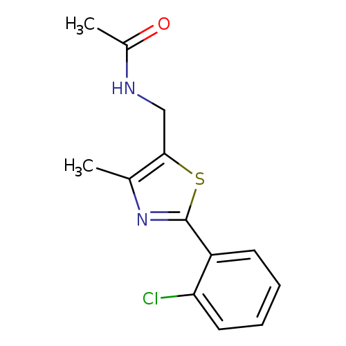 N-{[2-(2-chlorophenyl)-4-methyl-1,3-thiazol-5-yl]methyl}acetamide