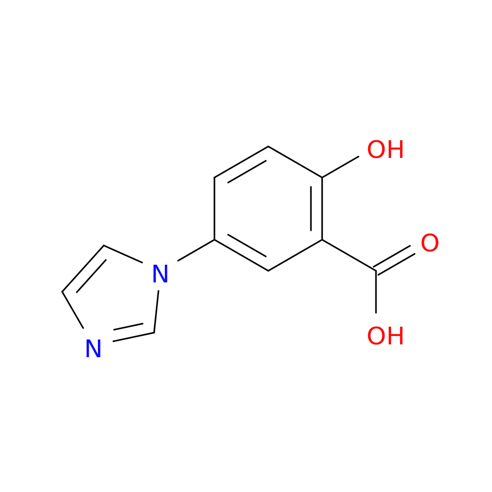 2-Hydroxy-5-(1H-imidazol-1-yl)benzoic acid