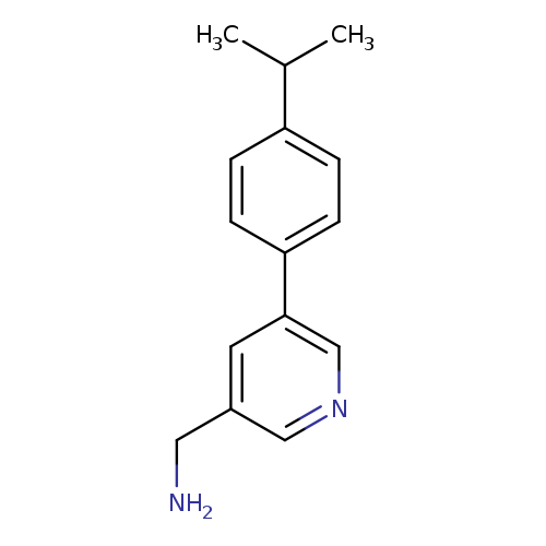(5-[4-(Propan-2-yl)phenyl]pyridin-3-yl)methanamine