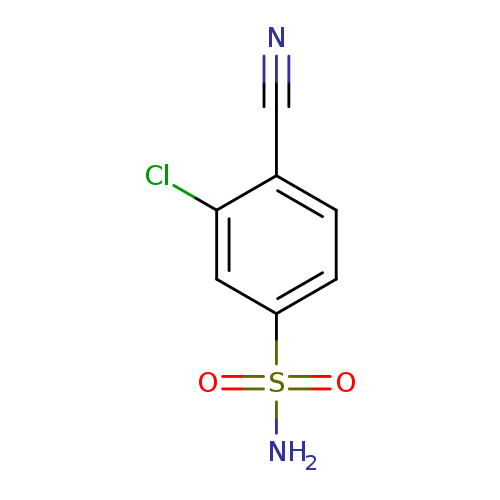 3-chloro-4-cyanobenzene-1-sulfonamide
