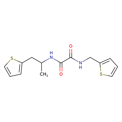 N'-[(thiophen-2-yl)methyl]-N-[1-(thiophen-2-yl)propan-2-yl]ethanediamide