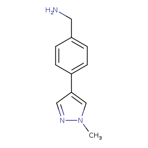 [4-(1-methyl-1H-pyrazol-4-yl)phenyl]methanamine