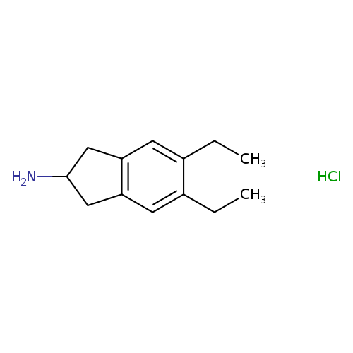 5,6-Diethyl-2,3-dihydro-1H-inden-2-amine hydrochloride