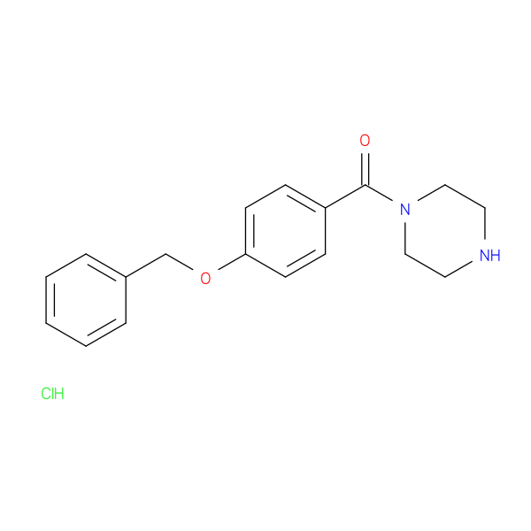 1-[4-(benzyloxy)benzoyl]piperazine hydrochloride