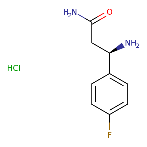(3R)-3-Amino-3-(4-fluorophenyl)propanamide hydrochloride
