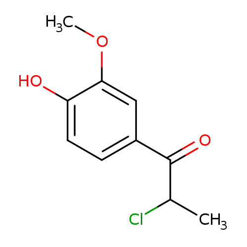 2-Chloro-1-(4-hydroxy-3-methoxyphenyl)propan-1-one