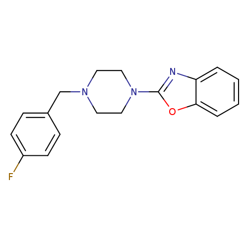 2-{4-[(4-fluorophenyl)methyl]piperazin-1-yl}-1,3-benzoxazole