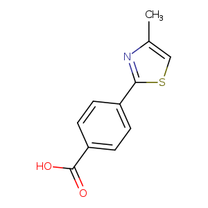 4-(4-methyl-1,3-thiazol-2-yl)benzoic acid