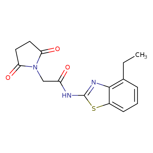 2-(2,5-dioxopyrrolidin-1-yl)-N-(4-ethyl-1,3-benzothiazol-2-yl)acetamide