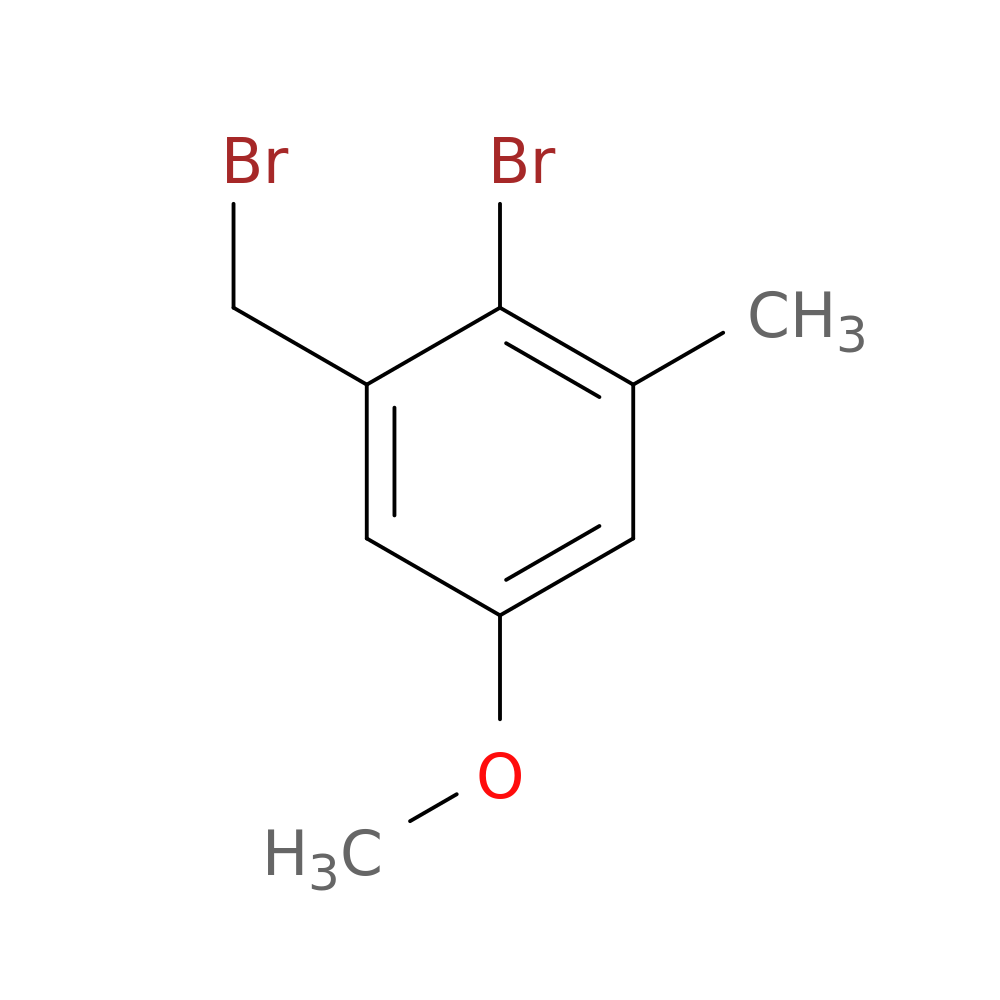 2-bromo-1-(bromomethyl)-5-methoxy-3-methylbenzene