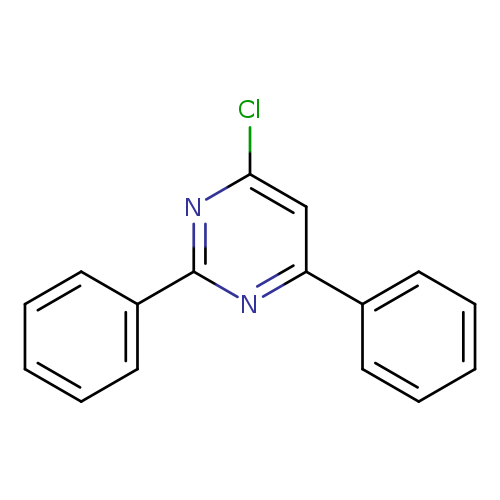 Pyrimidine, 4-chloro-2,6-diphenyl-