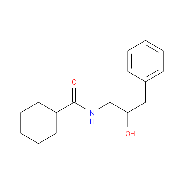 N-(2-hydroxy-3-phenylpropyl)cyclohexanecarboxamide