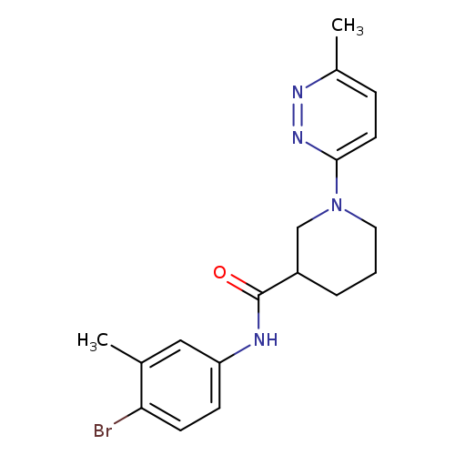 N-(4-bromo-3-methylphenyl)-1-(6-methylpyridazin-3-yl)piperidine-3-carboxamide