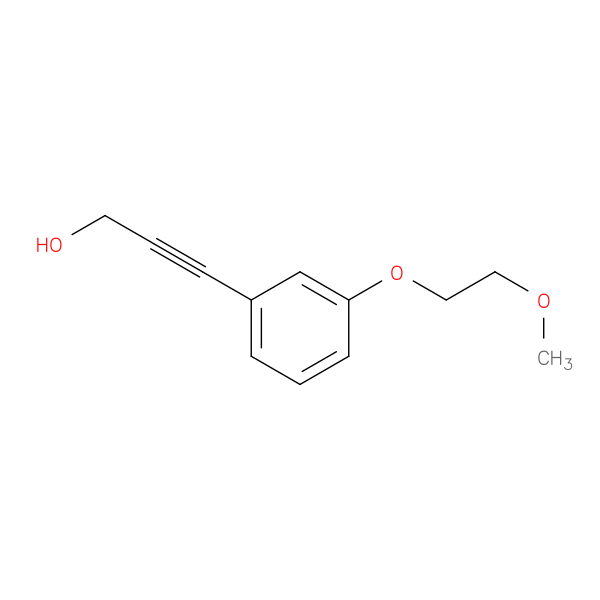 3-[3-(2-methoxyethoxy)phenyl]prop-2-yn-1-ol