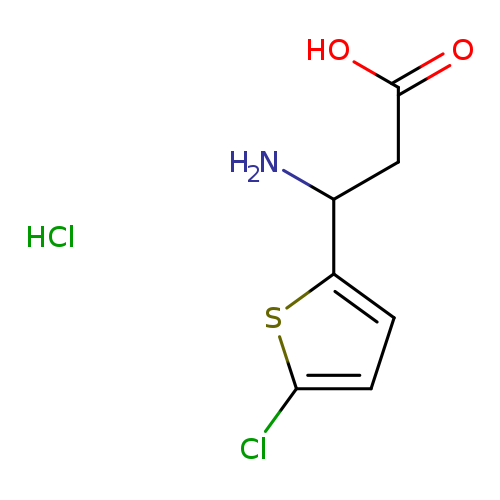 3-amino-3-(5-chlorothiophen-2-yl)propanoic acid hydrochloride