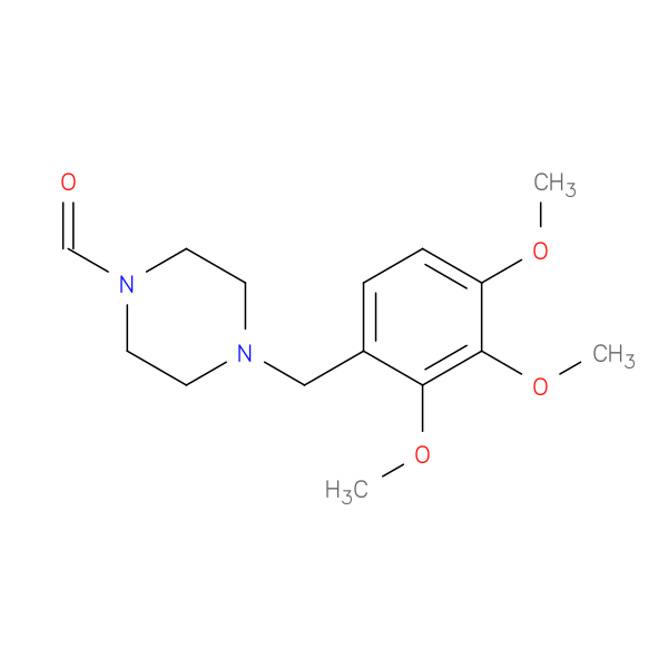 4-[(2,3,4-Trimethoxyphenyl)methyl]-1-piperazinecarboxaldehyde