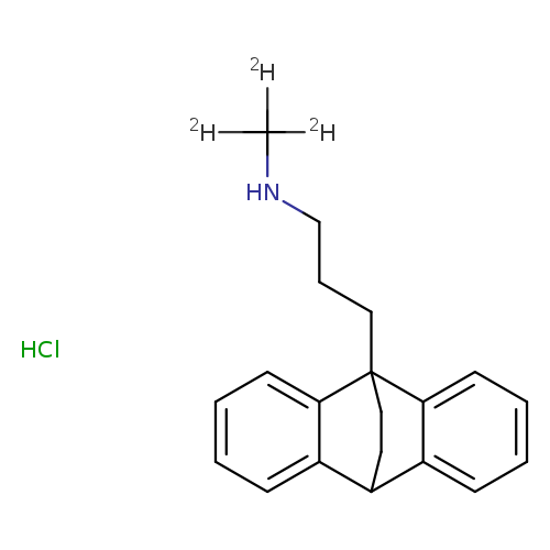 N-methyl-d<sub>3</sub>-9,10-ethanoanthracene-9(10H)-propanamine, monohydrochloride