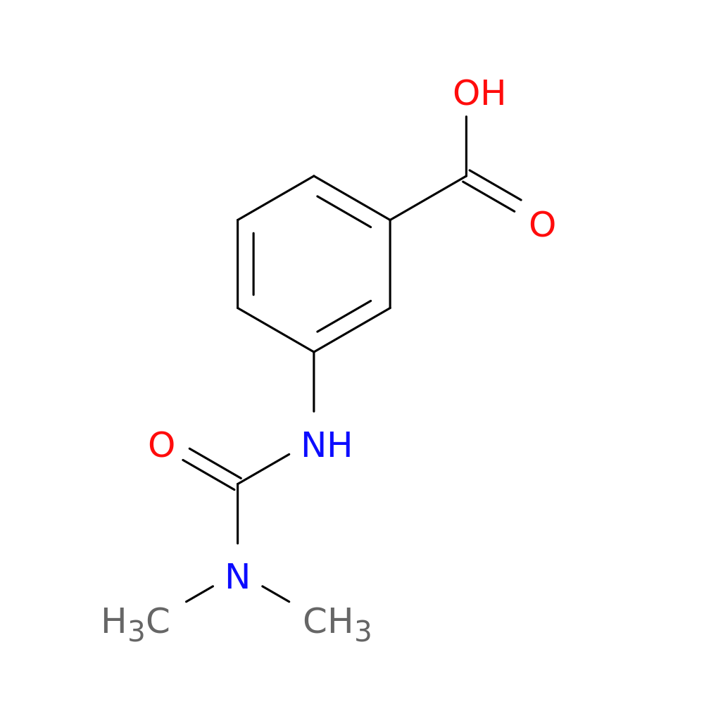 Benzoic acid, 3-[[(dimethylamino)carbonyl]amino]-